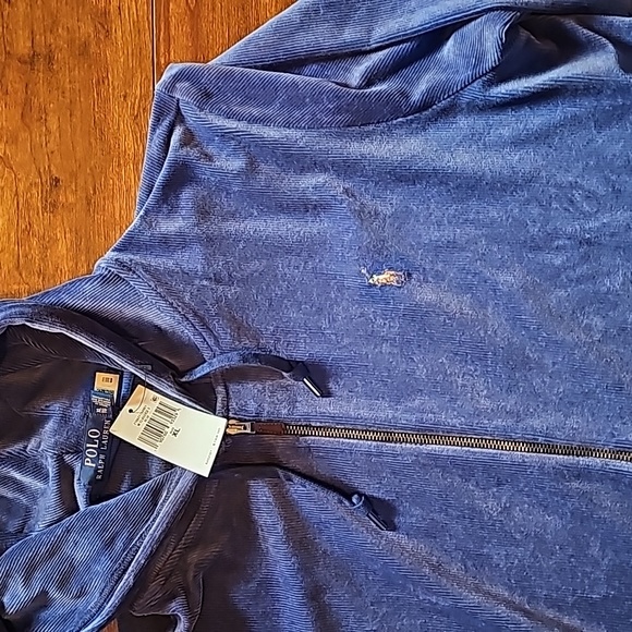 Polo Ralph Lauren Knit Corduroy Full Zip Hoodie - Picture 2 of 9